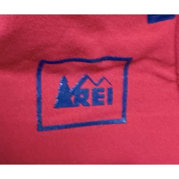 REI Jacket Womens XS Red‎ Full Zip Windbreaker Rain Resistant Hooded Zip Pockets - Picture 3 of 10
